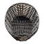 Picture of BREAD BASKET WOVEN PLASTIC DARK BROWN OVAL - 230MM x 167MM (BBO1001)