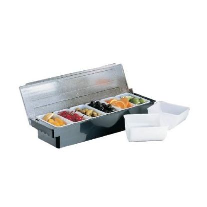 Picture of BAR CADDY DELUXE - 6 DIVISION (BLACK) (BCD0006)