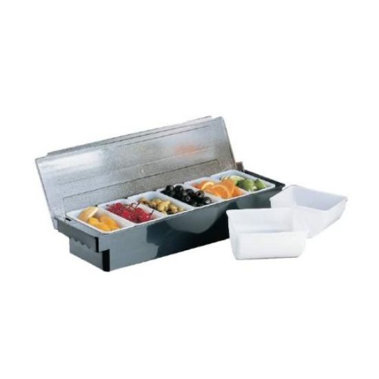 Picture of BAR CADDY DELUXE - 6 DIVISION (BLACK) (BCD0006)