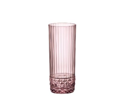 Picture of AMERICA '20s - LILAC ROSE - LONG DRINK 400ML H158MM W68MM (6) (BR1.22159)