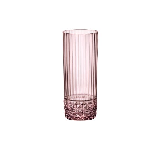 Picture of AMERICA '20s - LILAC ROSE - LONG DRINK 400ML H158MM W68MM (6) (BR1.22159)