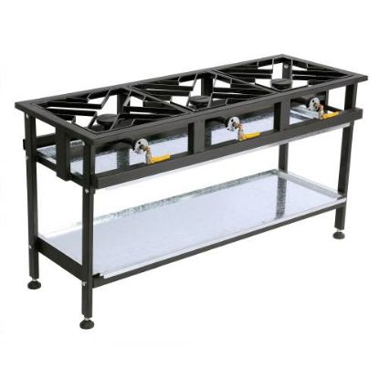 Picture of BOILING TABLE GAS - COMMERCIAL - 3 BURNER STRAIGHT (BTG2003)