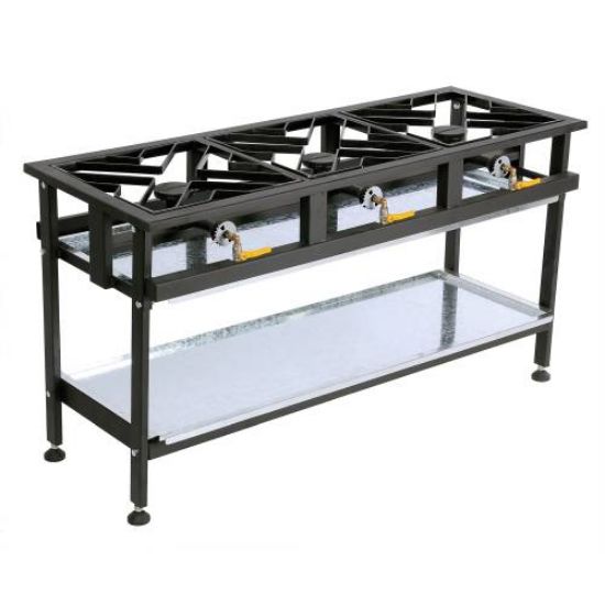 Picture of BOILING TABLE GAS - COMMERCIAL - 3 BURNER STRAIGHT (BTG2003)