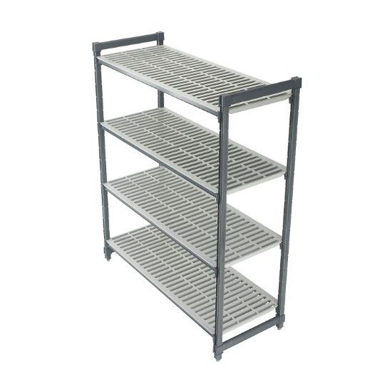 Picture of BASICS 4 TIER VENTED SHELF 610MM W X 1220MM L X 1830MM H (BVS0006)