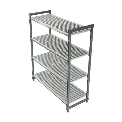 Picture of BASICS 4 TIER VENTED SHELF 610MM W X 765MM L X 1830MM H (BVS0008)