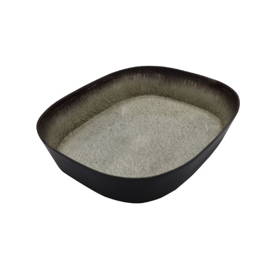 Picture of CAPSULE BOWL RECT (MED GREY) - 325 X 265 X 65MM (CBR0005)