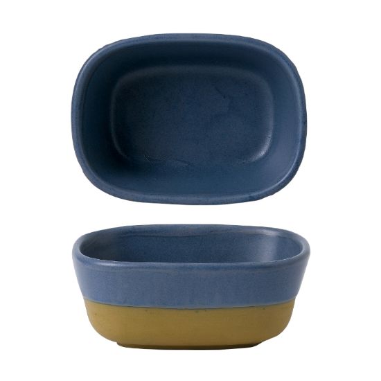 Picture of EMERGE - OSLO BLUE - DEEP DISH - 12CM X 8.8CM X 5CM (6) (CC-EMBL-ED12.1)