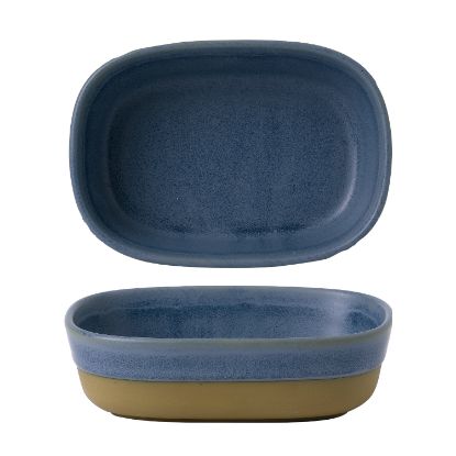 Picture of EMERGE - OSLO BLUE - DEEP DISH - 500ML 17.30CM X 11.90CM X 5CM (6) (CC-EMBL-ED17.1)