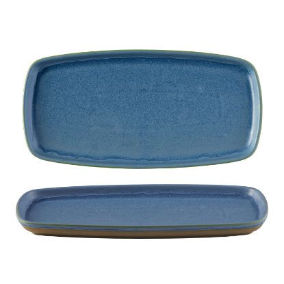 Picture of EMERGE - OSLO BLUE - RECTANGULAR PLATE - 30CM X 14.7CM (6) (CC-EMBL-EP30.1)