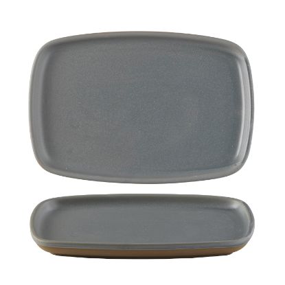 Picture of EMERGE - SEATTLE GREY - RECTANGULAR PLATE - 22CM X 15CM (6) (CC-EMGY-EP22.1)