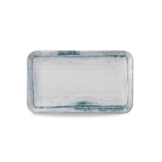 Picture of FINCA - LIMESTONE - ORGANIC RECTANGULAR PLATE - 27CM X 16CM (12) (CC-MCFL-DOB1.1)