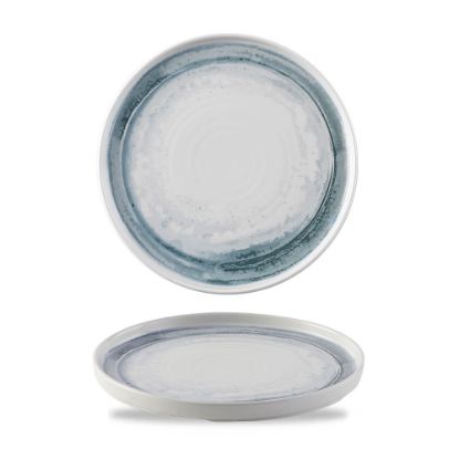 Picture of FINCA - LIMESTONE - WALLED PLATE - 26CM (6) (CC-MCFL-WP26.1)