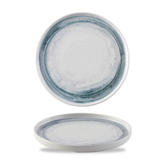 Picture of FINCA - LIMESTONE - WALLED PLATE - 26CM (6) (CC-MCFL-WP26.1)