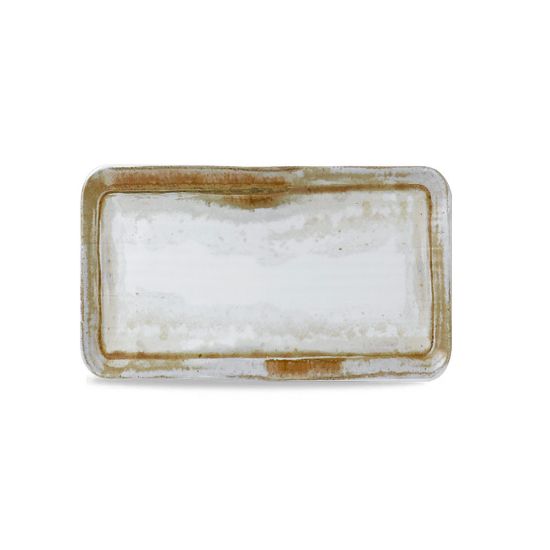 Picture of FINCA - SANDSTONE - ORGANIC RECTANGULAR PLATE - 27CM X 16CM (12) (CC-MCFS-DOB1.1)
