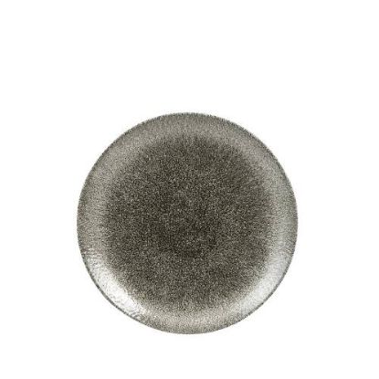 Picture of RAKU - QUARTZ BLACK - COUPE PLATE - 26CM (12) (CC-RKBQ-EV10.1)