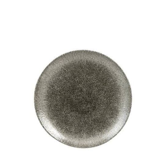 Picture of RAKU - QUARTZ BLACK - COUPE PLATE - 26CM (12) (CC-RKBQ-EV10.1)