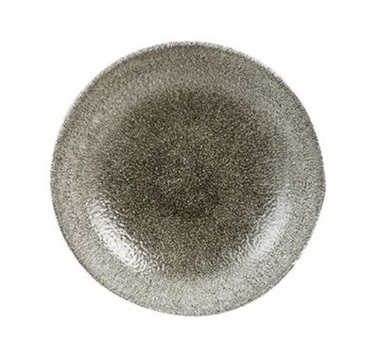 Picture of RAKU - QUARTZ BLACK - COUPE BOWL - 24.8CM (12) (CC-RKBQ-EVB9.1)