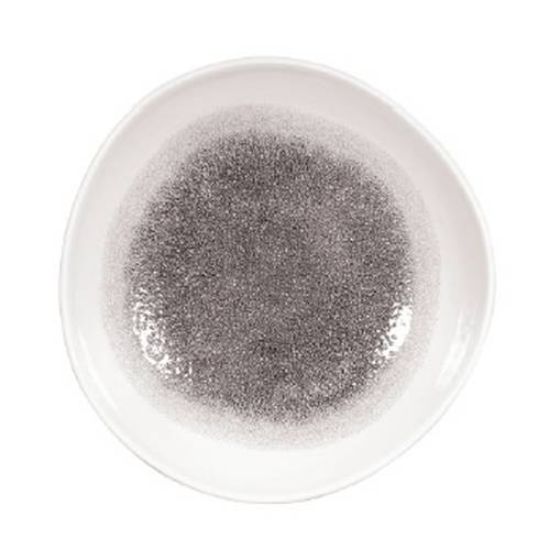 Picture of RAKU - QUARTZ BLACK - ORGANIC ROUND BOWL - 25.3CM 1.1LT (12) (CC-RKBQ-OGB1.1)