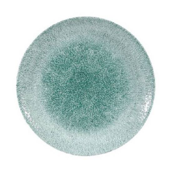 Picture of RAKU - JADE GREEN - COUPE PLATE - 28.8CM (12) (CC-RKJG-EV11.1)