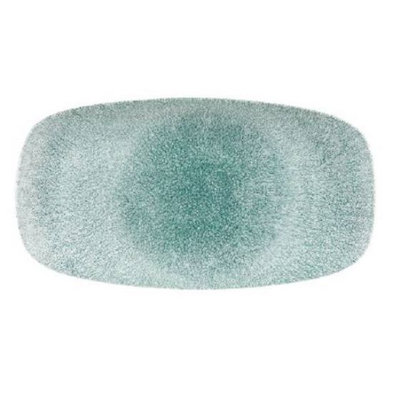 Picture of RAKU - JADE GREEN - OBLONG CHEFS' PLATE - 30CM X 15.3CM (12) (CC-RKJG-XO11.1)