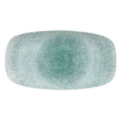 Picture of RAKU - JADE GREEN - OBLONG CHEFS' PLATE - 35.5CM X 19CM (6) (CC-RKJG-XO14.1)