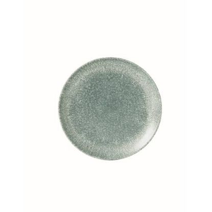 Picture of RAKU - TOPAZ BLUE - COUPE PLATE - 26CM (12) (CC-RKTB-EV10.1)