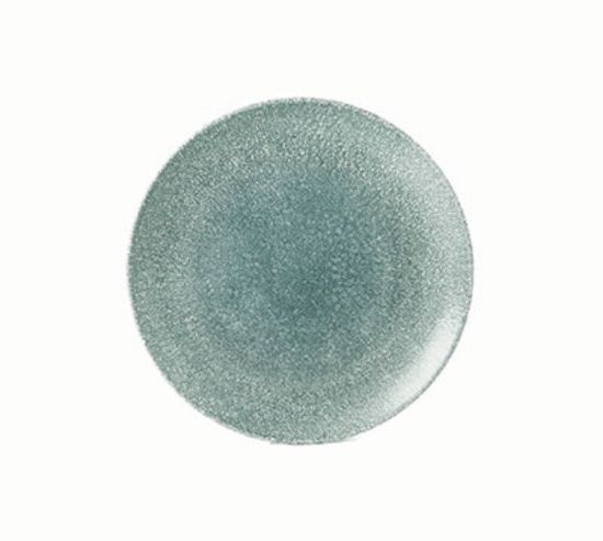 Picture of RAKU - TOPAZ BLUE - COUPE PLATE - 28.8CM (12) (CC-RKTB-EV11.1)