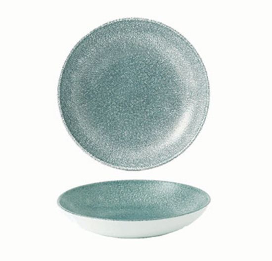 Picture of RAKU - TOPAZ BLUE - COUPE BOWL - 24.8CM 1.3LT (12) (CC-RKTB-EVB9.1)