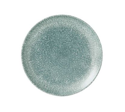 Picture of RAKU - TOPAZ BLUE - COUPE PLATE - 16.5CM (12) (CC-RKTB-EVP6.1)