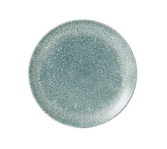 Picture of RAKU - TOPAZ BLUE - COUPE PLATE - 16.5CM (12) (CC-RKTB-EVP6.1)