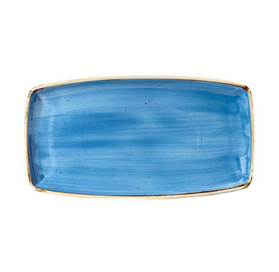 Picture of STONECAST - CORNFLOWER BLUE - OBLONG PLATE - 29.5CM X 15CM (12) (CC-SCFS-OP11.1)