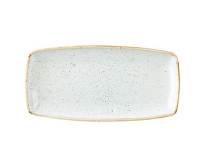 Picture of STONECAST - DUCK EGG BLUE - OBLONG PLATE - 29.5CM X 15CM (12) (CC-SDES-OP11.1)