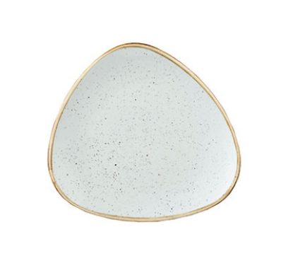 Picture of STONECAST - DUCK EGG BLUE - TRIANGLE PLATE - 31.1CM (6) (CC-SDES-TR12.1)