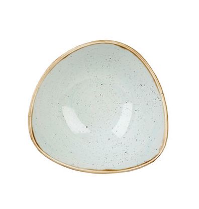 Picture of STONECAST - DUCK EGG BLUE - TRIANGLE BOWL - 15.3CM 260ML (12) (CC-SDES-TRB6.1)