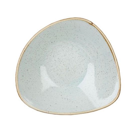 Picture of STONECAST - DUCK EGG BLUE - TRIANGLE BOWL - 23.5CM 600ML (12) (CC-SDES-TRB9.1)