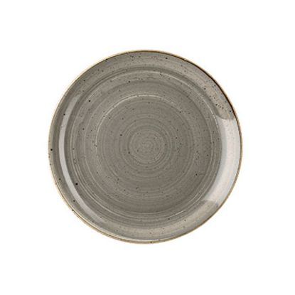 Picture of STONECAST - PEPPERCORN GREY - COUPE PLATE - 26CM (12) (CC-SPGS-EV10.1)