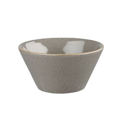 Picture of STONECAST - PEPPERCORN GREY - ZEST BOWL - 12.1CM X 6.5CM 340ML (12) (CC-SPGS-ZE12.1)