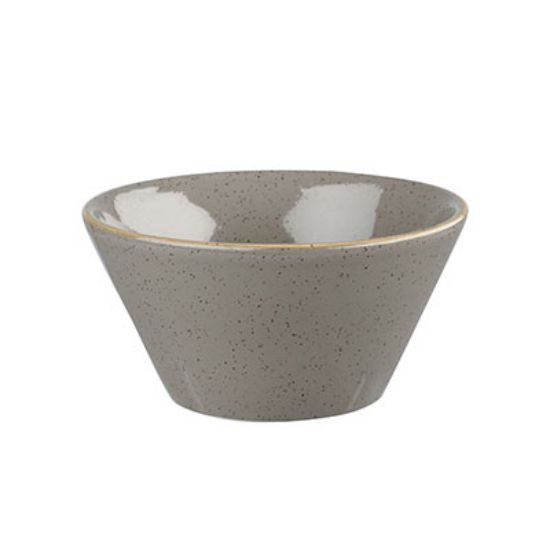 Picture of STONECAST - PEPPERCORN GREY - ZEST BOWL - 12.1CM X 6.5CM 340ML (12) (CC-SPGS-ZE12.1)