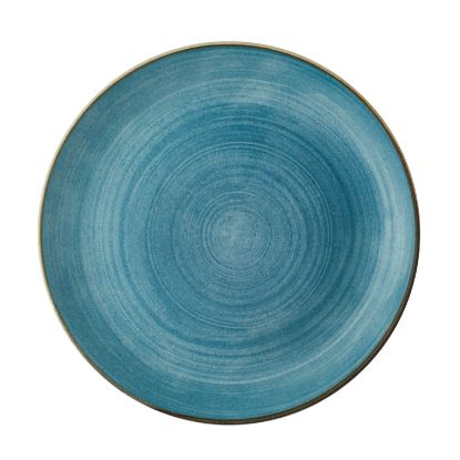 Picture of STONECAST RAW - TEAL - COUPE PLATE - 28.8CM (12) (CC-SRBE-EV11.1)