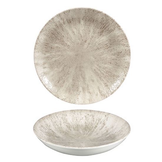 Picture of STONE - AGATE GREY - COUPE BOWL - 24.8CM (12) (CC-STAG-EVB9.1)
