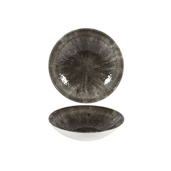 Picture of STONE - QUARTZ BLACK - COUPE BOWL - 18.2CM (12) (CC-STQB-EVB7.1)