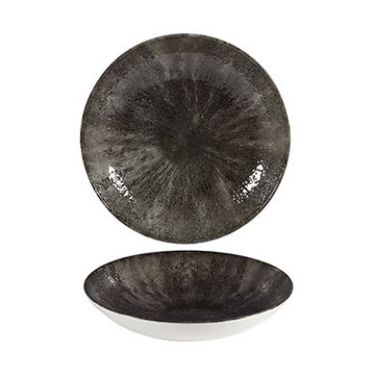 Picture of STONE - QUARTZ BLACK - COUPE BOWL - 24.8CM (12) (CC-STQB-EVB9.1)