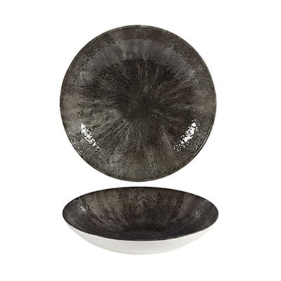 Picture of STONE - QUARTZ BLACK - COUPE BOWL - 24.8CM (12) (CC-STQB-EVB9.1)