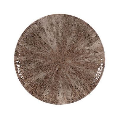 Picture of STONE - ZIRCON BROWN - COUPE PLATE - 26CM (12) (CC-STZB-EV10.1)