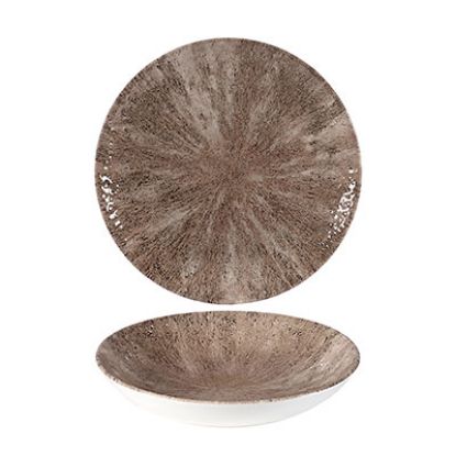 Picture of STONE - ZIRCON BROWN - COUPE BOWL - 18.2CM (12) (CC-STZB-EVB7.1)