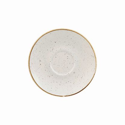Picture of STONECAST - BARLEY WHITE - SAUCER - 15.6CM (12) (CC-SWHS-CSS.1)