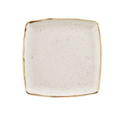 Picture of STONECAST - BARLEY WHITE - DEEP SQUARE PLATE - 26.8CM (6) (CC-SWHS-DS10.1)