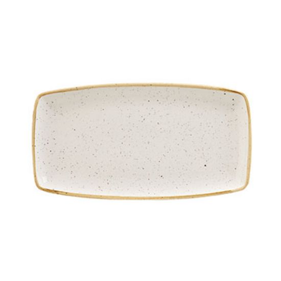 Picture of STONECAST - BARLEY WHITE - OBLONG PLATE - 35CM X 18.5CM (6) (CC-SWHS-OP14.1)