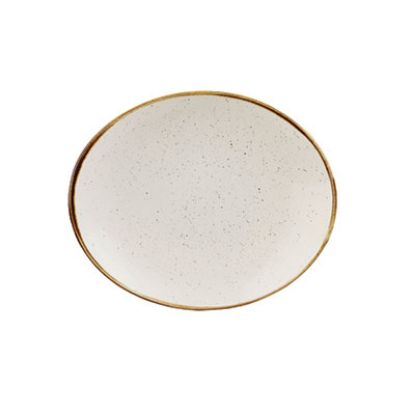 Picture of STONECAST - BARLEY WHITE - OVAL PLATE - 19.2CM (12) (CC-SWHS-OP7.1)