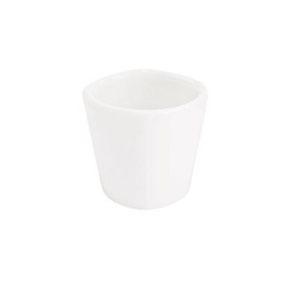 Picture of BIT ON THE SIDE - WHITE - DIP DISH - 5 X 5CM - 600ML (24) (CC-WH-BODP.1)